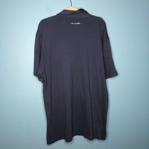 4/$25 Travis Mathew Polo Shirt Mens Extra Large Blue Casual Golf  Athletic - Picture 8 of 8